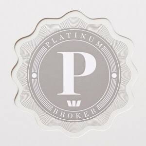 Westpac Platinum Broker badge